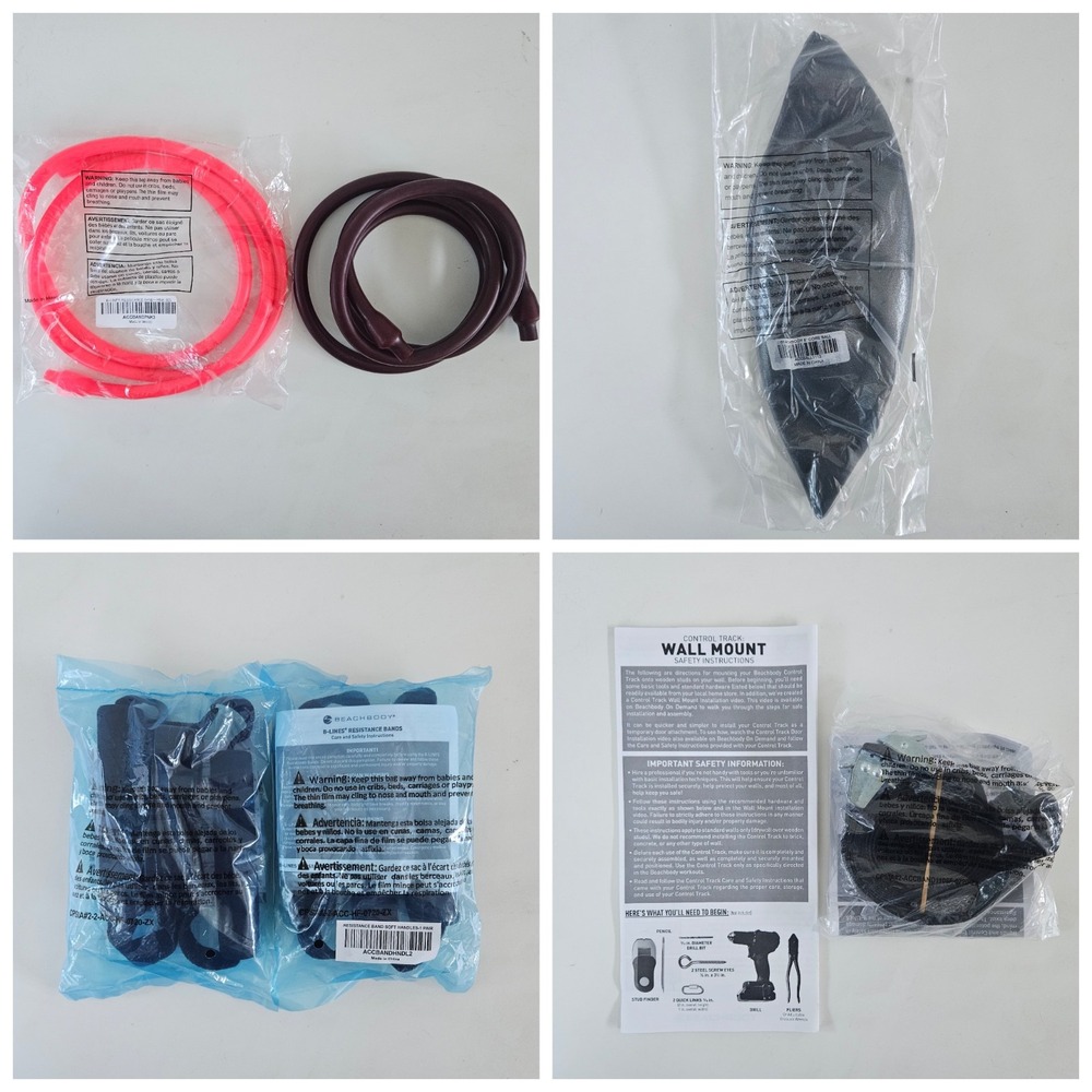 Beachbody B-Lines Resistance Bands Set - Bands Handles Control Track Core Ball